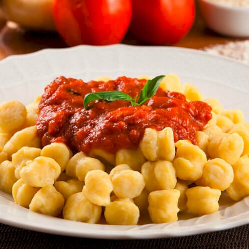 Kartoffel-Gnocchi mit Tomaten