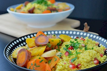 Dorade vom Grill mit Apfel-Gurken-Mango-Salsa
