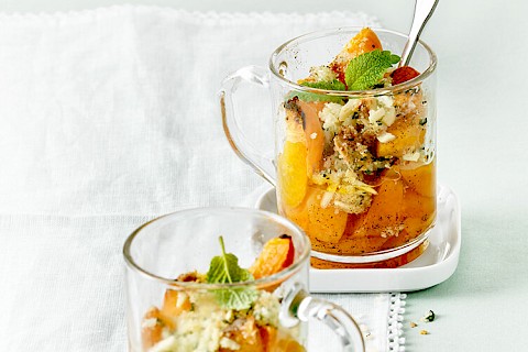 Streusel aux abricots