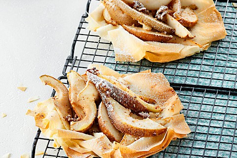 Birnen im Strudelnestli