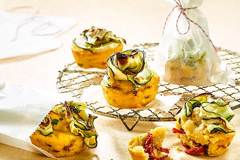 Polenta-Gemüse-Muffins