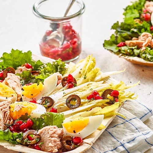 Salade d’endive au thon et à l’oeuf